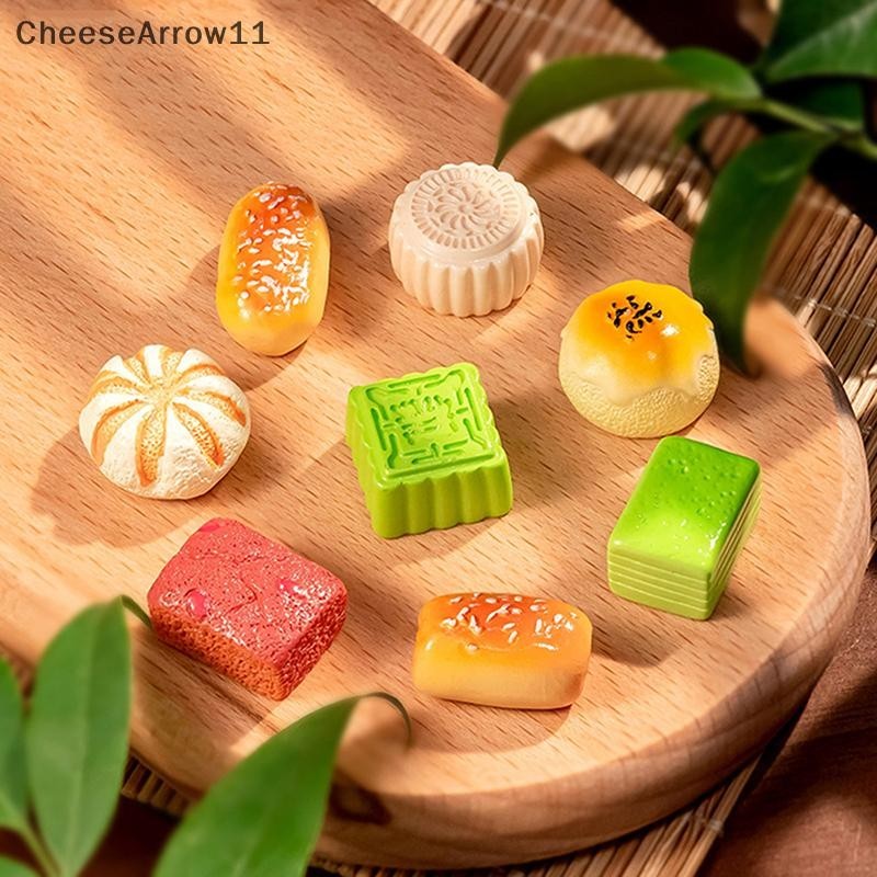 Che MicroLandscape จาลองอาหารเล่น Mung Bean เค้กพุทราเค้ก Shortbread งานฝีมือเรซิน Diy ตกแต่งยิง Props เครื่องประดับ TH