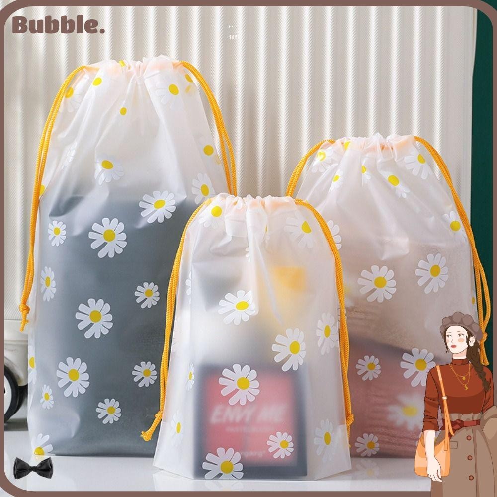 ถุงเก็บรองเท้าฟอง กระเป๋าหูรูดกันน้ากันฝุ่น การ์ตูนสร้างสรรค์เดซี่แขวนกระเป๋าใสกระเป๋าเดินทางรองเท้าเดินทางการเดินทางสติ