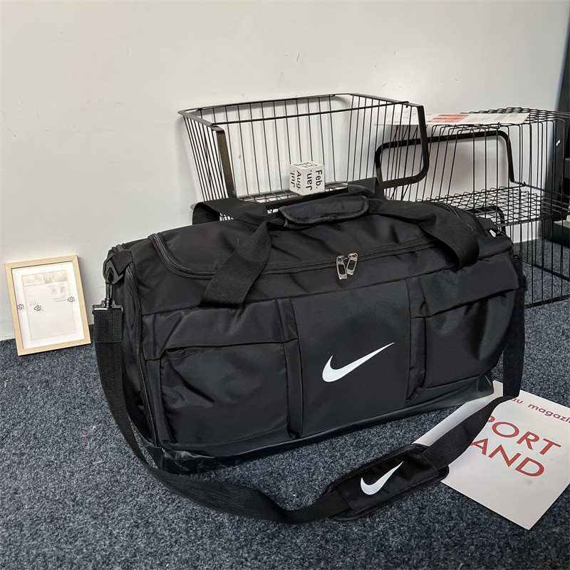Nikeกระเป๋าเดินทางแฟชั่นความจุขนาดใหญ่สำหรับผู้ชายและผู้หญิงความยาว 58กว้าง 24 สูง 32