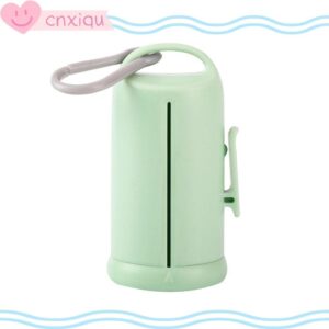 CNXIQU เครื่องจ่ายถุงเซ่อสุนัขหน้าต่างที่มองเห็นได้พร้อมตะขอผู้ถือถุงขยะลูกสุนัขทนทานแขวนคลิปแบบพกพา PP PE สัตว์เลี้ยงถุงขยะกระเป๋าเดินทาง