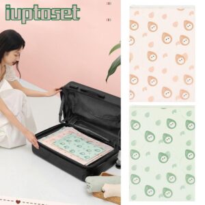 IUPTOSET กระเป๋าเก็บของ PE Multisizes กระเป๋าเดินทาง Sorting Bag อุปกรณ์การเดินทางการ์ตูนถั่วชุดชั้นในเครื่องสาอางซิปถุงปิดผนึก