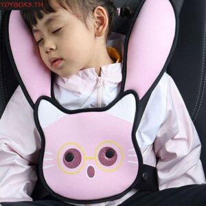 ทอยบ็อกซ์ เข็มขัดนิรภัยคู่มือตาแหน่งผู้ให้บริการความสะดวกสบายน่ารักปรับสายรัดที่นั่งรถความปลอดภัยปฏิบัติความงามเอาใจปรับการ์ตูนพิมพ์แผ่นท้องเ