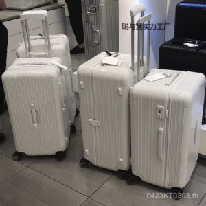 กระเป๋าเดินทางล้อลาก Ins ขนาด 32 มม ล้อสากล ความจุขนาดใหญ่ 40 ซม กระเป๋าเดินทางทันสมัยมีซิปหนาสำหรับผู้ชาย B7IC