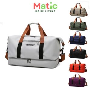 กระเป๋าเดินทาง ใส่สัมภาระ ใส่เสื้อผ้า มีช่องแยกใส่เสื้อผ้าใช้แล้ว ผ้ากันน้ำ BAG2