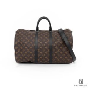 L V KEEP ALL 45 BROWN MONOGRAM CANVAS SHW
