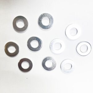 แหวนรองเหล็กสีเงิน จำนวน10อัน