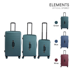 ELEMENTS กระเป๋าเดินทางชนิดแข็งABSPC แข็งแรง น้ำหนักเบา ทนแรงกระแทกได้ดี ขยายความจุด้วยซิปด้านข้าง