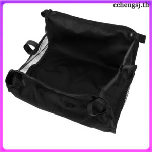 ตาข่ายรถเข็นเด็กทารก Organizer ภายใต้ตะกร้าสาหรับร่มถุงเก็บ 3000X3000X1000 ซมผ้า Oxford สีดาเด็ก cchengsj