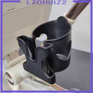 Lzdhuiz2 2 ใน 1 ที่วางแก้วรถเข็นมัลติฟังก์ชั่นสากลน้าหนักเบาถ้วยที่วางโทรศัพท์อุปกรณ์เสริมสาหรับรถเข็นเด็ก