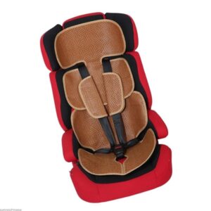 Seve Baby Safety Seat Cooling Mat พร้อมหวายทอผ้าคุณสมบัติ Summer Travel Essential
