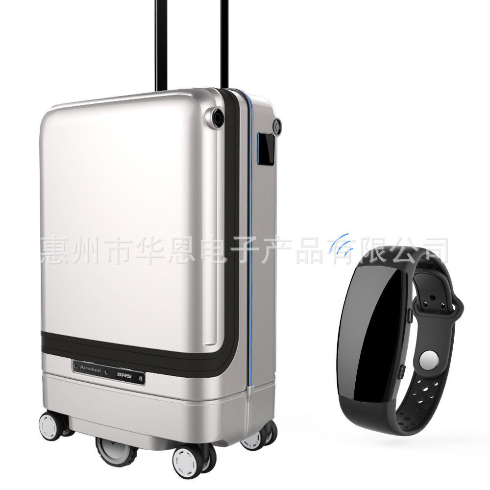 สไตล์ใหม่ล่าสุด Airwheel Airwheel SR5 อัจฉริยะอัตโนมัติติดตามกระเป๋าเดินทางไฟฟ้ากระเป๋าเดินทาง Boarding Case รถเข็นเวลาจากัดข้อเสนอพิเศษ