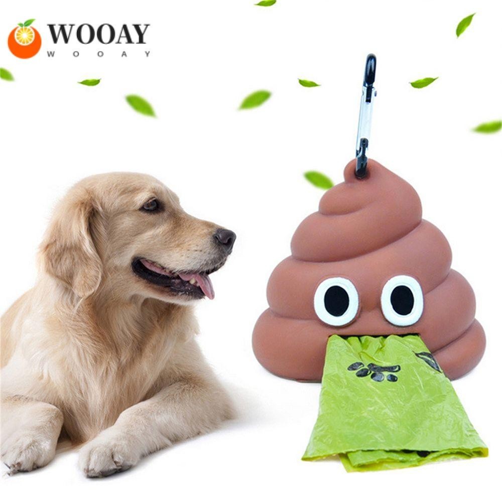 WEDGW เครื่องจ่ายถุงขยะสัตว์เลี้ยง Litter Picker เครื่องมือทาความสะอาดอุจจาระรูปร่างแบบพกพา Poop กระเป๋าถุงขยะเครื่องจ่ายสุนัข