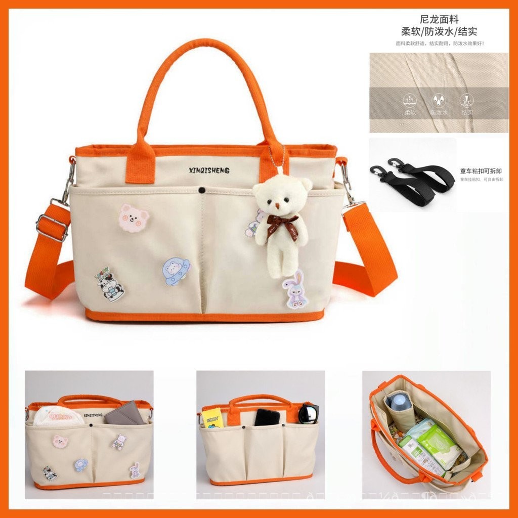 Mommy Outing Bag Portable Baby Bottle Waterproof Bag Large Capacity Mother Baby Function Small Lightweight MustHave Maternity Bag 5AAM
