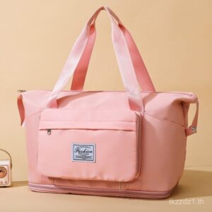 ขายร้อน     กระเป๋าเดินทางพับได้ สามารถซ้อนกับกระเป๋าล้อเลื่อน กระเป๋าฟิตเนสเดินทางความจุใหญ่ น้ำหนักเบาสำหรับการเดินทางระยะสั้น กระเป๋าสัมภาระ