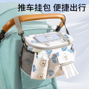 กระเป๋าแม่แฟชั่นน้าหนักเบารถเข็นเด็กทารกกระเป๋าเดินเด็ก Handy เครื่องมือเก็บกระเป๋า Oneไหล่กลางแจ้งกระเป๋าแม่เด็ก 7LQE