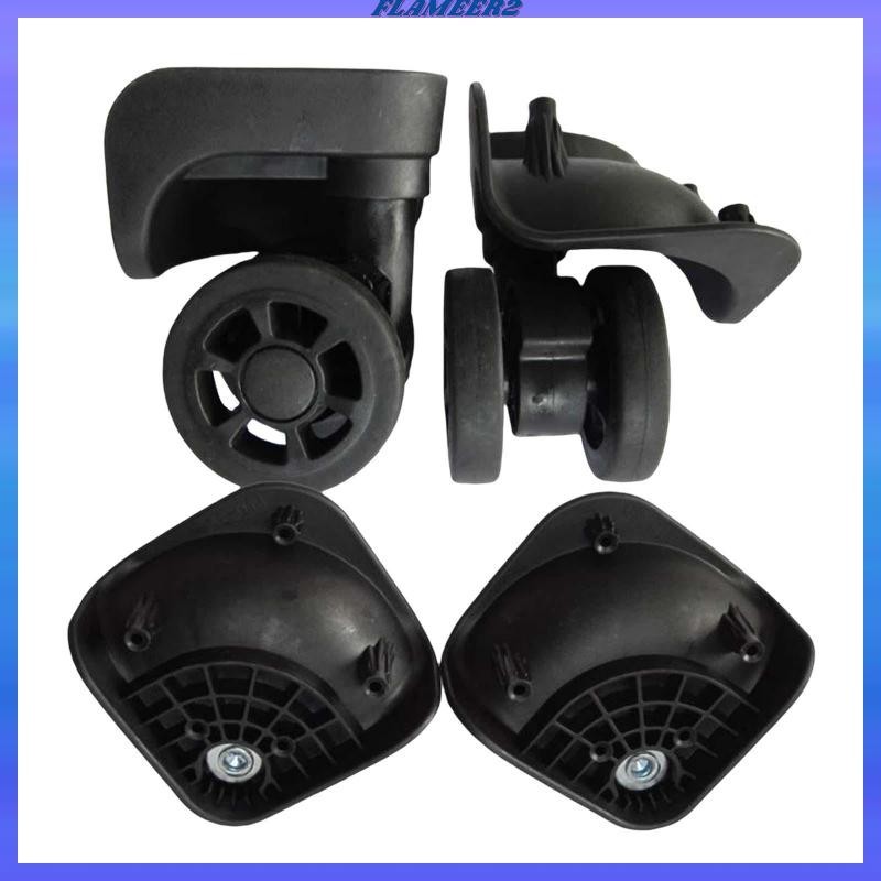 Flameer2 A76 ล้อกระเป๋าเดินทางทดแทน ล้อกระเป๋าเดินทาง 360 หมุนซ้ายและ