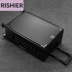 ร้อนขายไดอารี่แบรนด์ฤดูร้อนสไตล์ใหม่ทั้งหมดอลูมิเนียมแมกนีเซียมล้อแม็กรถเข็นกรณี87เซนติเมตรกระเป๋าเดินทางสากลล้อ97เซนติเมตร80เซนติเมตร20จากัดเวลาข้อเสนอพิ