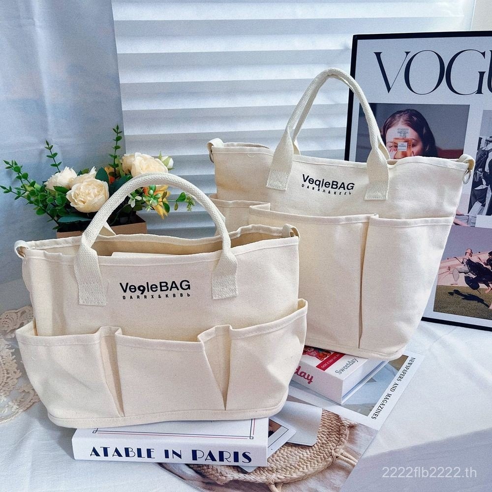 ญี่ปุ่น Baby Mom Commuter Mommy Bag แบบพกพากระเป๋าแม่ Outing น้าหนักเบาขนาดใหญ่ความจุกระเป๋าแม่หญิงผ้าใบ Tote กระเป๋า ZRWB