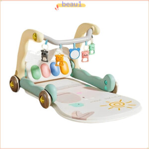 สวย1 เด็กเปียโนฟิตเนสกรอบกิจกรรมอเนกประสงค์ของเล่นต้นการศึกษาน่ารักเหยียบแผ่นเกมการศึกษาวอล์คเกอร์เหยียบเปียโนฟิตเนสแร็คทารกแรกเกิดของข