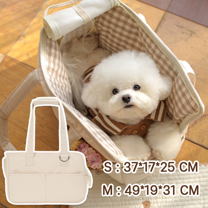 กระเป๋าใส่แมว Pet bag กระเป๋าแมวขนาดใหญ่ใส่สัตว์เลี้ยงขนาดเล็กได้ระบายอากาศดี Q