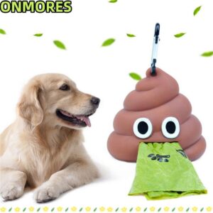 ONMORES Poop Bag Carrier Holder เครื่องมือทาความสะอาดอุปกรณ์สัตว์เลี้ยง Litter Picker Excrement ถุงขยะเครื่องจ่ายสุนัข