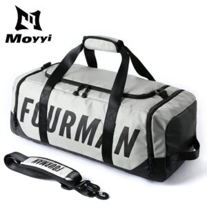 MOYYI 3 in 1 Gym Bag Mens Dry Wet Separation Bag Fitness Training Travel Duffel Bag