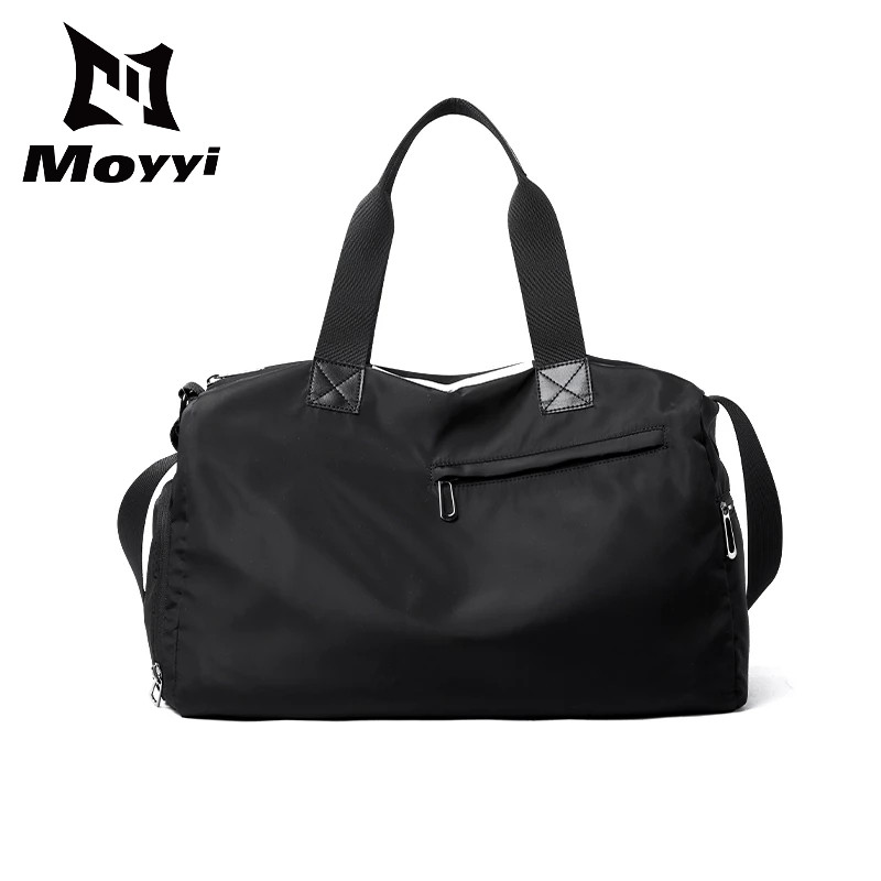 MOYYI กระเป๋าเดินทางกันน้าสาหรับผู้ชายกระเป๋าเดินทางธุรกิจกระเป๋า Duffel ช่องใส่รองเท้าแห้งเปียกแยกกระเป๋ายิม