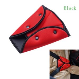 BLACK Child Safety Seatbelt Adjuster Clip Positioner Fixator for Car Enhancer