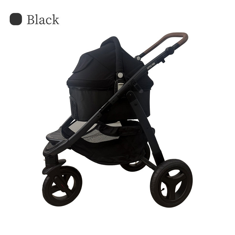 LITTLE COO รถเข็นเด็กสัตว์เลี้ยง City OffRoad ภูมิทัศน์สูงโช้คอัพอิสระขนาดเล็กขนาดกลางสุนัขแมวสุนัข One