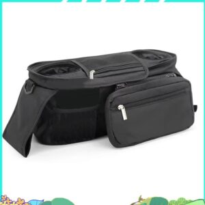 Baby Pet Stroller Organizer with Insulated Cup Holder กระเป๋าใส่โทรศัพท์แบบปรับได้