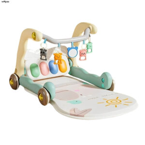 WIFLYZO Baby Piano Fitness Frame MultiFunctional Educational Early Education Toys Cute Walker Activity Toys Pedal Game Pad Pedal Piano Fitness Rack ของขวัญทารกแรกเกิด