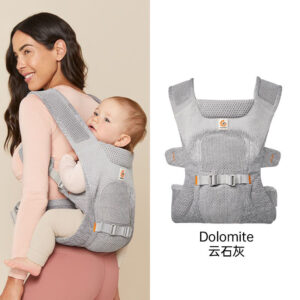 American ergobaby Second Dog Baby Carrier Aerloom3 ประเภท Breathable Baby Handy Tool เป้อุ้มเด็กทารกแรกเกิด