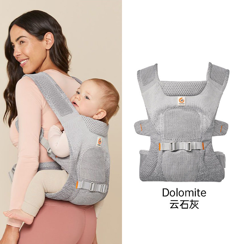 American ergobaby Second Dog Baby Carrier Aerloom3 ประเภท Breathable Baby Handy Tool เป้อุ้มเด็กทารกแรกเกิด