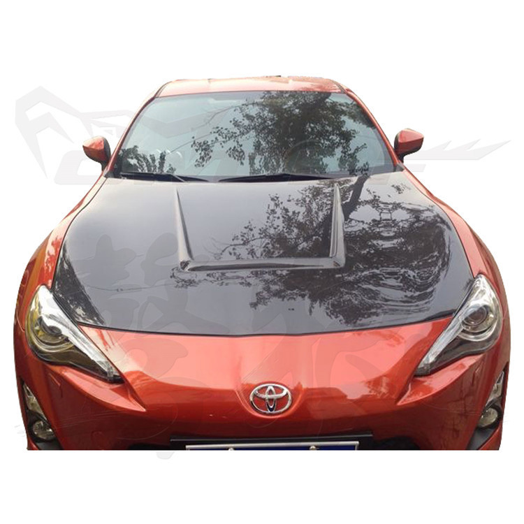 GT 86 FT86 Subaru BRZ Modified D Type คาร์บอนไฟเบอร์ Hood Ready Stock