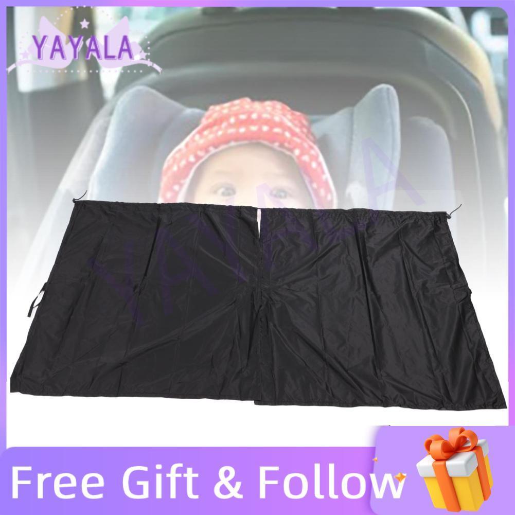 Yayala รถความเป็นส่วนตัวผ้าม่านม่านแบ่งหน้าต่างแสงบังแดดสำหรับทารก Sleeping Travel Camping SUV Van