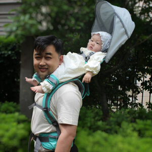Childcity กลับ Baby Handy เครื่องมือกลับกรอบกลางแจ้งอานไหล่ที่นั่งสายรัดนอนกันสาดเด็กขี่สายรัดสูง