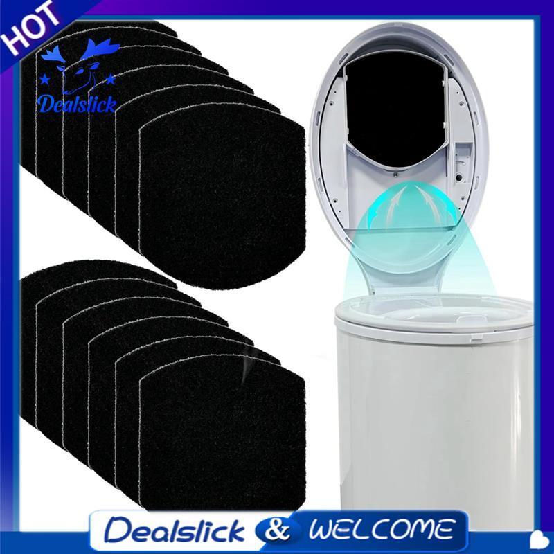 12 แพ็คผ้าอ้อมเด็ก Pail Deodorizer สาหรับเหล็กผ้าอ้อม Pail เปิดใช้งานถ่านกลิ่นกรอง
