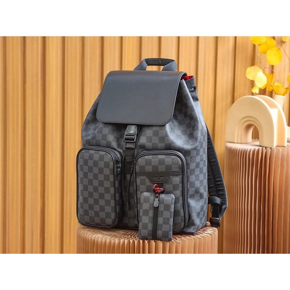Louis Vuitton Commuter Backpack Drawstring School Bag Unisex Commuter IEBM