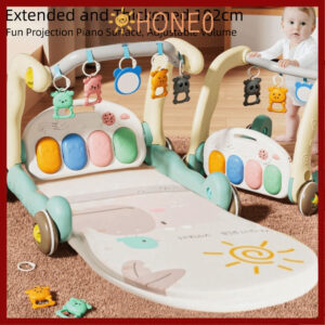 โฮน เด็กเปียโนฟิตเนสกรอบกิจกรรมอเนกประสงค์ของเล่นต้นการศึกษาน่ารักเหยียบแผ่นเกมวอล์คเกอร์การศึกษาเหยียบเปียโนชั้นวางออกกาลังกาย036เด