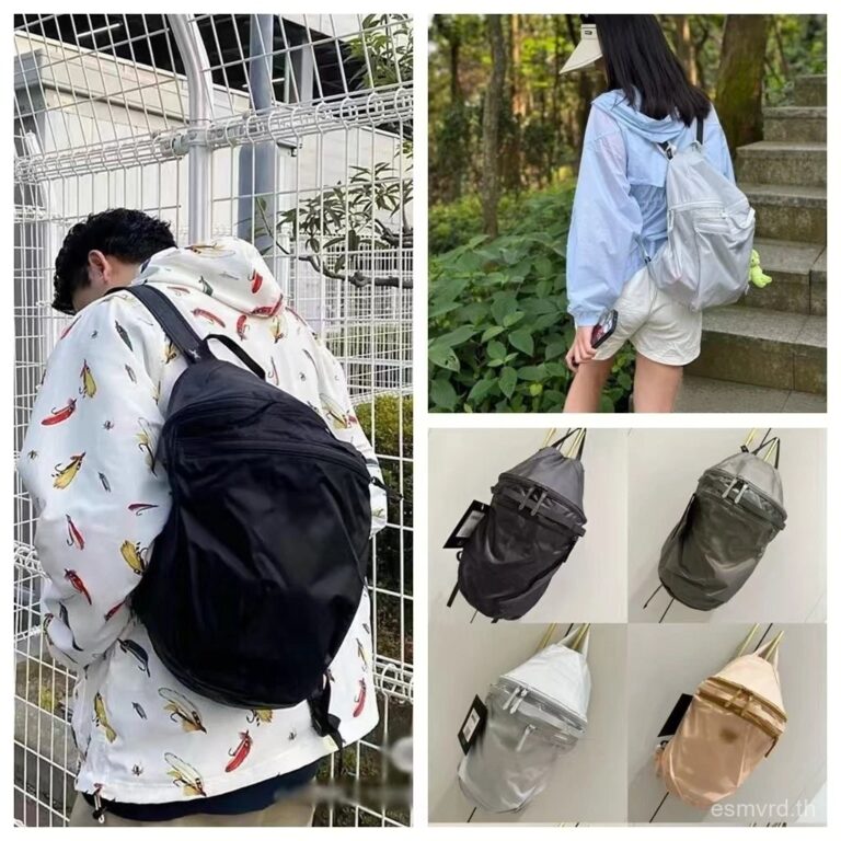 15ล กระเป๋าเป้สะพายหลังแบบพกพาพับกีฬากลางแจ้งผู้ชายผู้หญิงกระเป๋าเป้สะพายหลัง