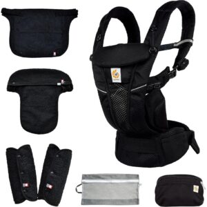Ergobaby OMNI Breeze Baby Carrier Onyx Black  Mesh Adjustable Ship from Japan