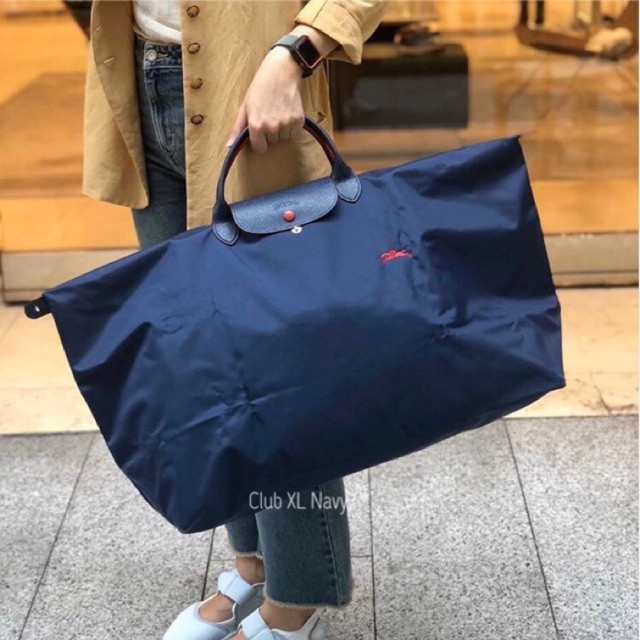 พร้อมส่ง  Longchamp ไซส์ XL รุ่น Club  Green  เลือกสีด้านใน