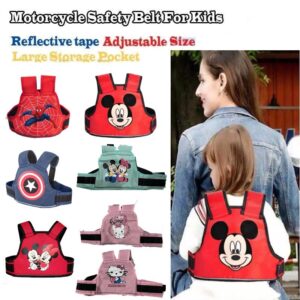 พร้อมส่ง สายรัดนิรภัยเด็ก เข็มขัดนิรภัยรถจักรยานยนต์ เด็ก กันเด็กตกรถ มอเตอร์ไซด์ จักรยาน เข็มขัดนิรภัย