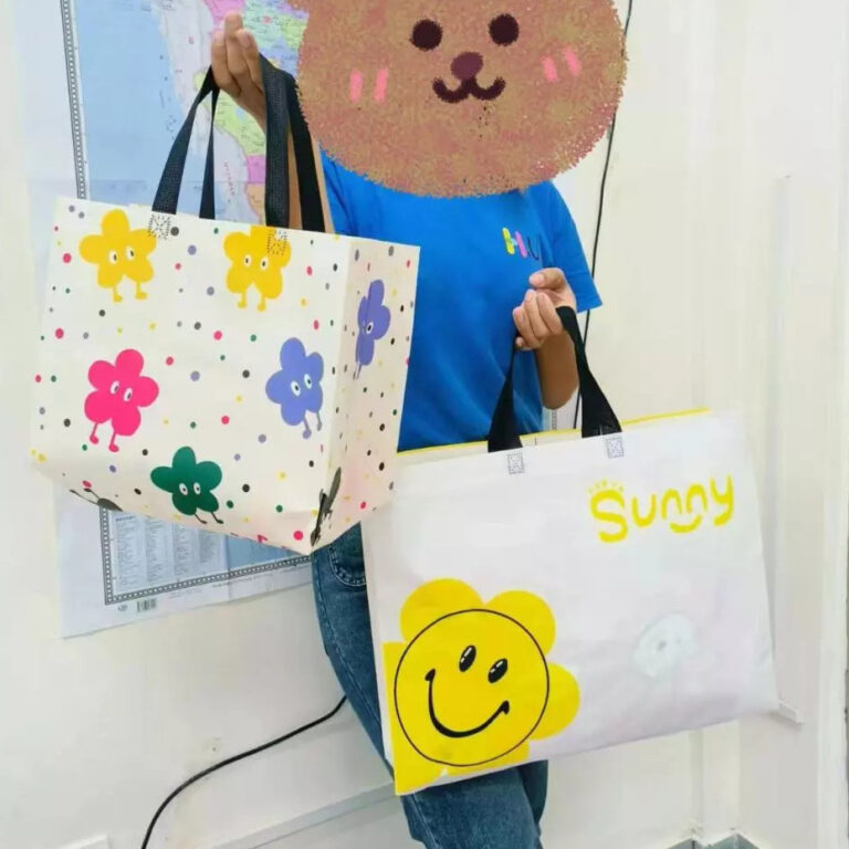 bag กระเป๋าผ้า สปันบอนด์ ถุงช๊อปปิ้ง ถุงใส่ของอเนกประสงค์ ขนาดใหญ่พิเศษ ราคาถูก
