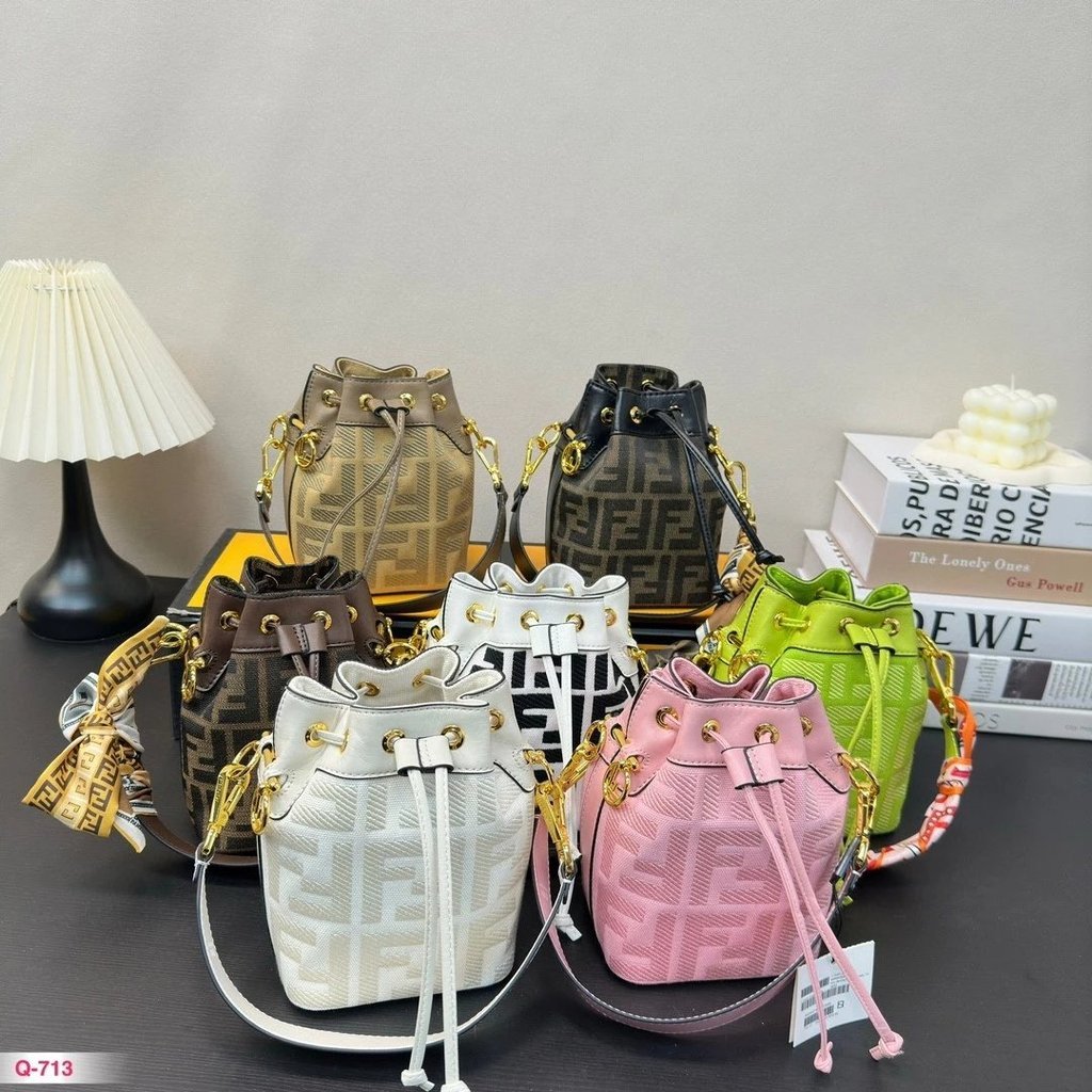 กล่องพับ ขนาด 1318 ซม กระเป๋าทรงถัง ฤดูกาลต้องมี สีสวยจริงความมีชีวิตชีวาเต็มรูปแบบ