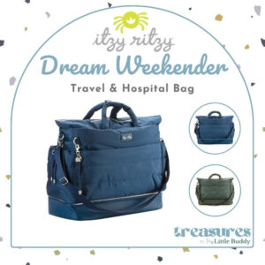 Itzy Ritzy Dream Weekender Multi Diaper Bag Puffer Crossbody Shoulder Tote Travel Hospital Maternity