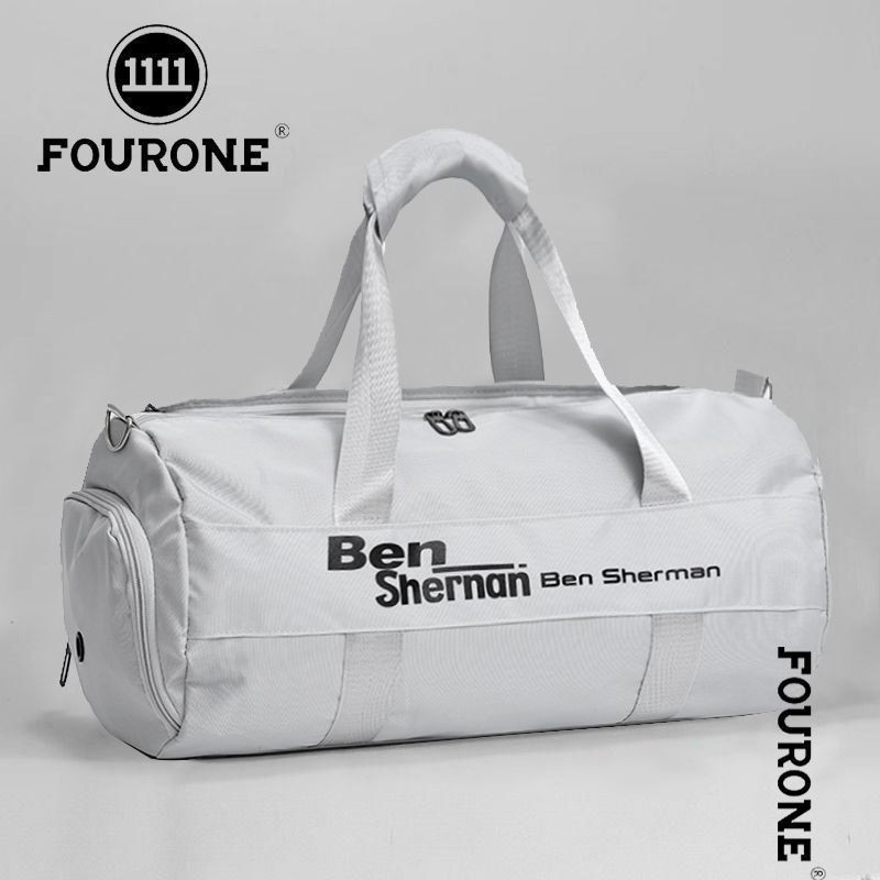 FOURONE Dry Wet Separation Fitness Bag ความจุขนาดใหญ่กระเป๋าโยคะกันน้ากระเป๋าเดินทางธุรกิจ
