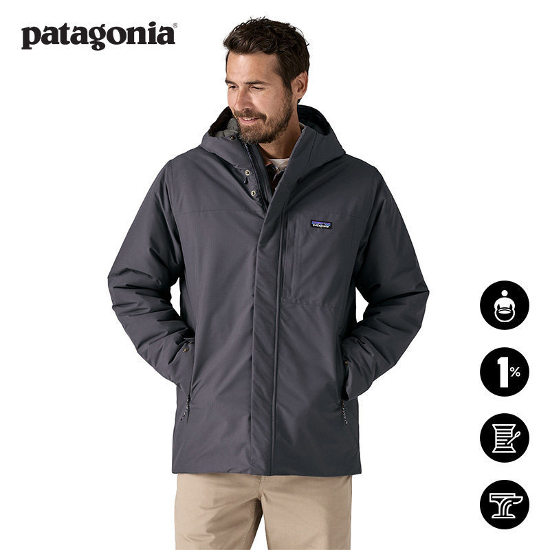 เสื้อแจ็คเก็ตเบาะมีฮู้ดกันน้าสาหรับผู้ชาย Windshadow 26495 patagonia patagonia