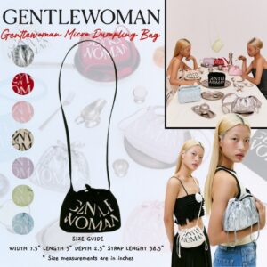 พร้อมส่งแท้Gentlewoman Micro Dumpling Bag กระเป๋าเกี๊ยวมินิ gentle womenใช้โค้ตลดเพิ่ม 30 เริ่มต้น 990฿ เท่านั้น