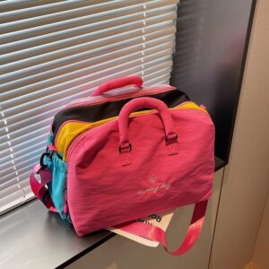 กลางแจ้งน้าหนักเบากระเป๋าเดินทางแบบพกพาความจุขนาดใหญ่กีฬาสันทนาการโยคะยิมกระเป๋าแห้งเปียกแยกการจัดเก็บ กระเป๋าเดินทาง กระเป๋า